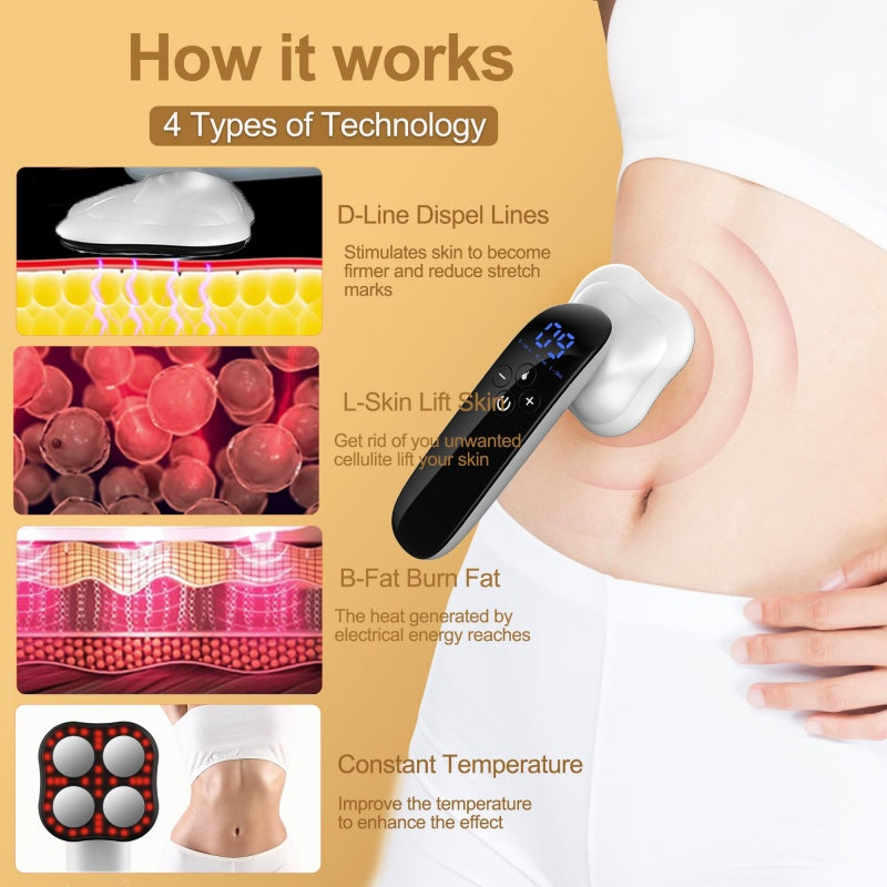 EMS Ultrasonic Fat Burning & Body Sculpting Massager – Body Shaping & Weight Loss Device
